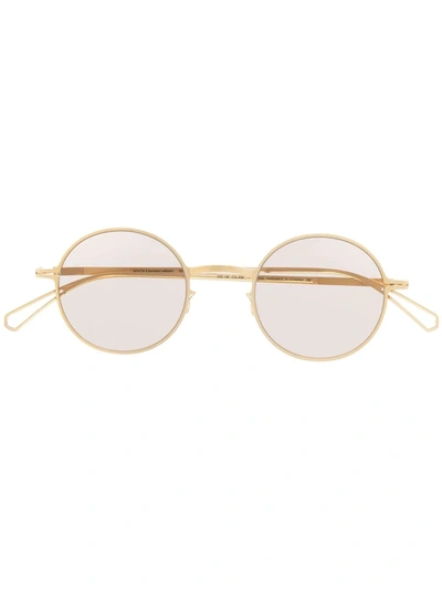 Mykita Brenda Round-frame Sunglasses In Gold