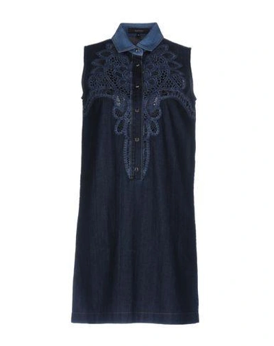 Gucci Denim Dress In Dark Blue