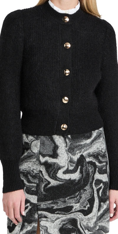 Ba&sh Ba & Sh Baylor Cardigan Sweater In Noir