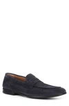 Bruno Magli Silas Penny Loafer In Navy