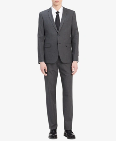 Calvin Klein Men's Infinite Slim-fit Suit Jacket In Cinder Block