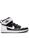 Jordan Air  1 Hi Flyease Shoes In Black,white