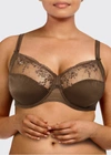 Chantelle Pont Neuf Underwire Bra In Walnut