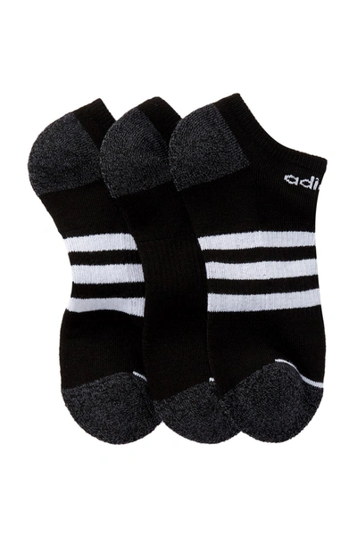 Agron 3-stripe Low Cut Socks In Black