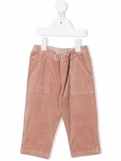 Bonpoint Babies' Kids Corduroy Trousers For Girls In Pink
