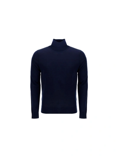 Paul Smith Men's Blue Wool Sweater