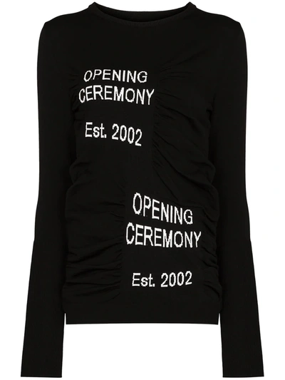 Opening Ceremony Women's  Black Other Materials Sweater