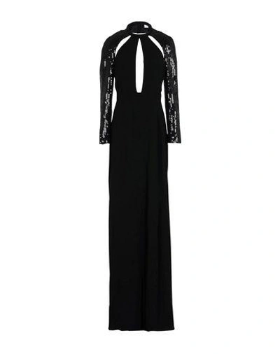 Saint Laurent Long Dresses In Black