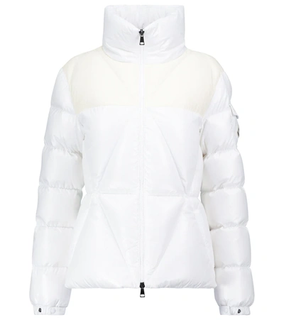 Moncler Arabette Nylon Laque Down Jacket In White