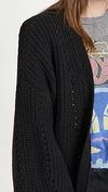 Free People Nightingale Cardigan In Black