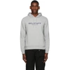 Belstaff Grey 1924 Hoodie In Grey Melange/dark Ink