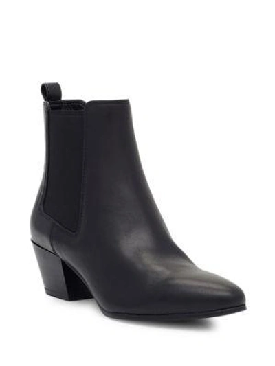 Sam Edelman Reesa Leather Booties In Black