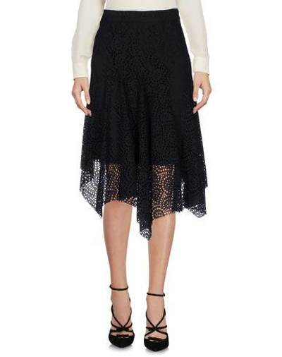 Isabel Marant Knee Length Skirts In Black