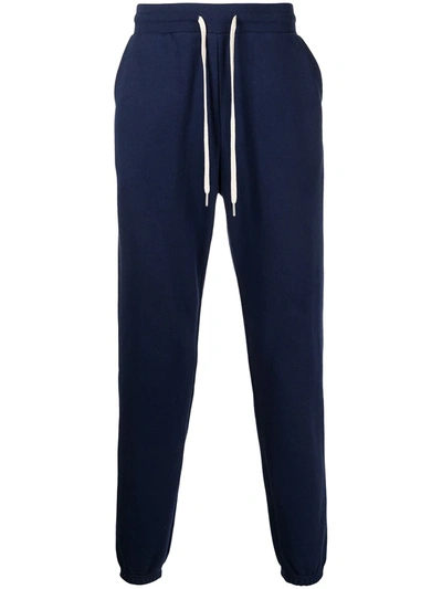 John Elliott La Cotton-jersey Track Pants In Blau