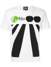 Comme Des Garçons Play Graphic Print T-shirt In White
