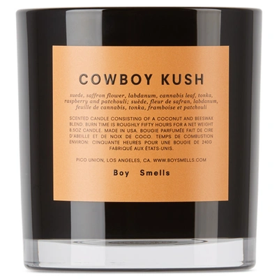 Boy Smells Cowboy Kush Scented Candle 8.5 Oz. In Orange