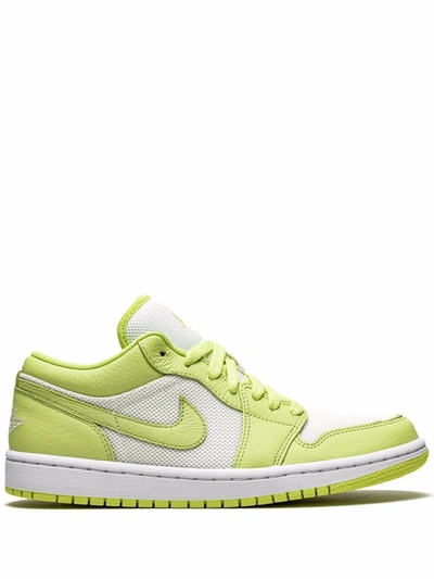 Jordan Air  1 Low Se Sneakers In Summit White  & Limelight