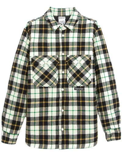 Marcelo Burlon County Of Milan Padded Checked Shirt - Atterley In Black
