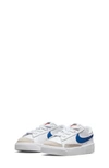 Nike Kids' Blazer Low '77 Sneaker In White/ Hyper Royal