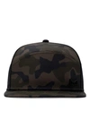 Melin Hydro Trenches Snapback Baseball Cap In Olive/ Camo