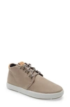 Olukai Nana Hele Genuine Shearling Lined Sneaker In Fog/ Fog