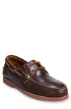 Allen Edmonds Force 10 Boat Shoe In Brown Brick