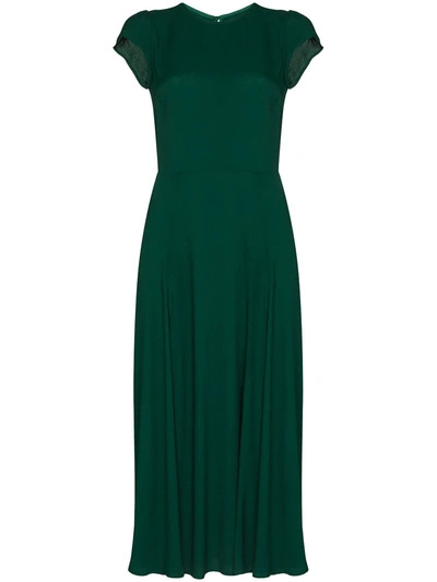 reformation gavin dress green Cut-out Back Midi In Brands We Love