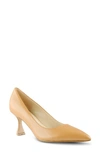 Nine West Why Not Pointed Toe Pump In Light Brown Nappa Pu