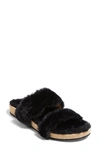 Jack Rogers Women's Lauren Comfort Cozy Slippers In Black