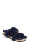Jack Rogers Women's Lauren Comfort Cozy Slippers In Midnight N