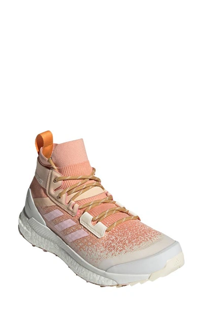Adidas Originals Adidas Women's Terrex Free Hiker Primeblue Hiking Shoes In Ambient Blush/clear Pink/wonder White