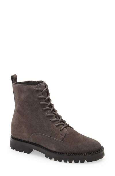 Vince Cabria Lug Water Resistant Lace-up Boot In Dk Grey- Dm
