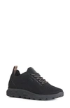 Geox Spherica Sneaker In Black/ Black