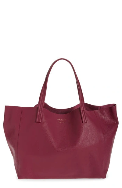 Kurt Geiger Violet Leather Tote In Bright Pink | ModeSens