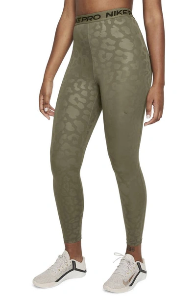 Nike Women's Pro Dri-fit Womenâ€™s High-waisted 7/8 Printed