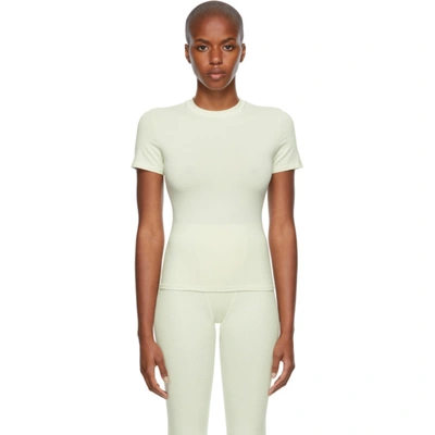 Skims Off-white Cotton 2.0 Jersey T-shirt In Bone