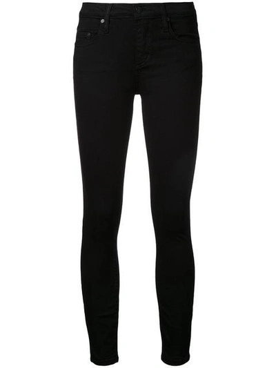 Nobody Denim Geo Skinny Ankle Luxe Black