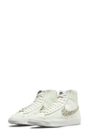 Nike Blazer Mid '77 Se High-top Sneakers In Sail/light Lemon Twist/black/sail