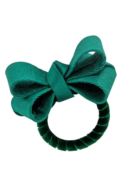 Juliska Tuxedo Evergreen Napkin Ring