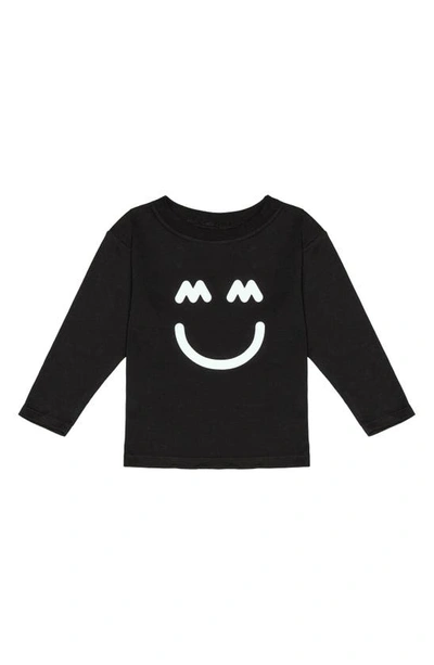 Miles And Milan Baby's & Little Kid's The Happy Long Sleeve T-shirt In Black