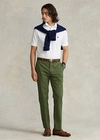 Ralph Lauren Stretch Chino Suit Trouser In Green