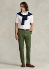 Polo Ralph Lauren Stretch Chino Suit Trouser In Green