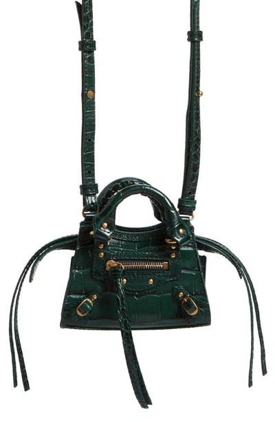 Balenciaga Nano Neo Classic City Leather Top Handle Bag In