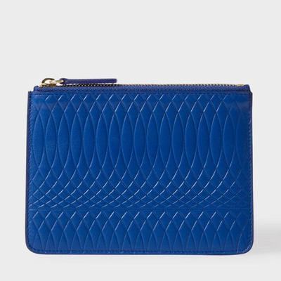 Paul Smith No.9 - Blue Leather Zip Pouch
