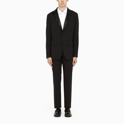 Dsquared2 Black Elegant Tailored Suit