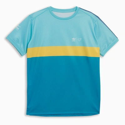 Adidas Statement Light Blue Human Made Short-sleeved T-shirt
