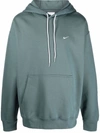 Nike Solo Swoosh Hoodie Sweatshirt In Grün