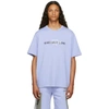 Helmut Lang Logo-print Short-sleeve T-shirt In Txj Periwinkle