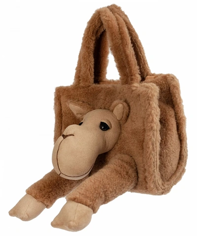 Doublet Beige Alpaca Wool Small Bag