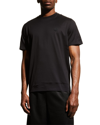 Moncler Men's Tonal Patch T-shirt In Black